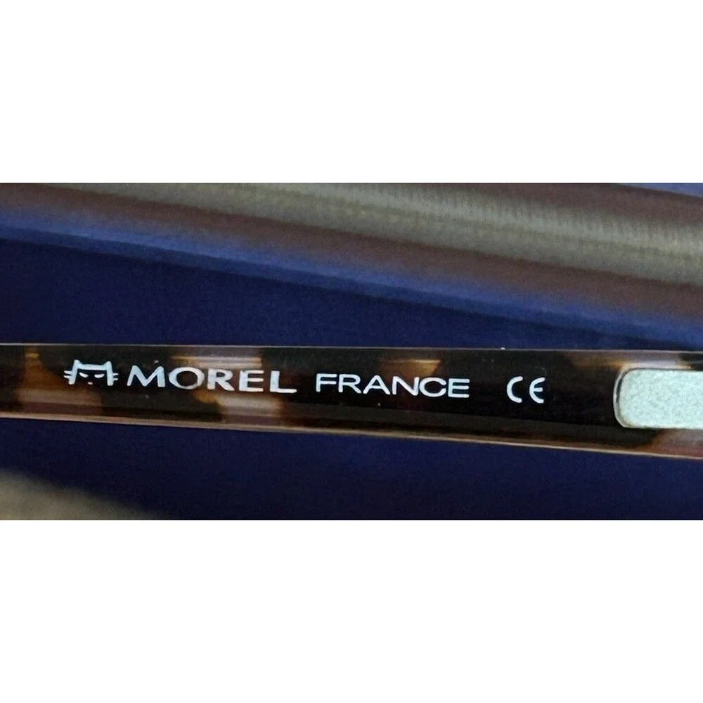 Morel Lightec Eggplant Tortoise Rectangle 7670L 52 15 135 PT 023 Eyeglass Frames